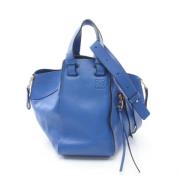 Pre-owned Leather handbags Loewe Pre-owned , Blue , Dames
