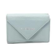 Pre-owned Leather wallets Balenciaga Vintage , Blue , Dames
