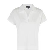 Tennis Polo Shirt Fay , White , Dames