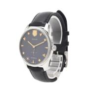 Pre-owned Leather watches Gucci Vintage , Blue , Dames