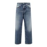 Klassieke Denim Jeans Icon Denim , Blue , Heren