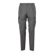 Tapered Trousers Tagliatore , Gray , Heren