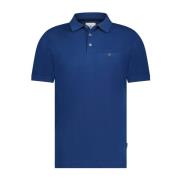 Blauwe poloshirt korte mouw State of Art , Blue , Heren