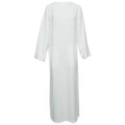 Pre-owned Fabric dresses Yves Saint Laurent Vintage , White , Dames