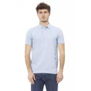 Trend Lichtblauw Polo Shirt Baldinini , Blue , Heren