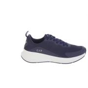 Blauw Marine Veterschoenen Rubberen Zool Emporio Armani EA7 , Blue , H...