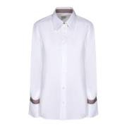 Witte Katoenen Overhemd Lange Mouw PS By Paul Smith , White , Dames