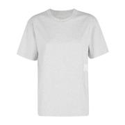Logo Puff Stijlvolle Top T by Alexander Wang , Gray , Dames