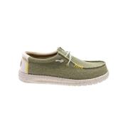 Stijlvolle Sneakers voor Mannen en Vrouwen Hey Dude , Green , Heren