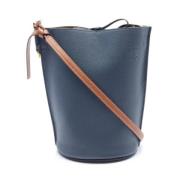 Pre-owned Leather shoulder-bags Loewe Pre-owned , Blue , Dames