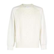 Round-neck Knitwear Neil Barrett , White , Heren