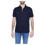 Blauw Katoenen Poloshirt met knoopsluiting Alviero Martini 1a Classe ,...