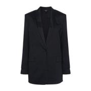 Relaxed Fit Blazer Theory , Blue , Dames