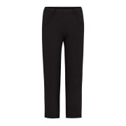 Straight Crop Broek Zwart LauRie , Black , Dames