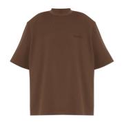 T-shirt met logo The Attico , Brown , Dames