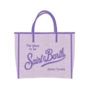 Mini Stro Tas Vivian Stijl MC2 Saint Barth , Purple , Dames