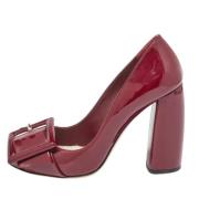 Pre-owned Leather heels Miu Miu Pre-owned , Red , Dames