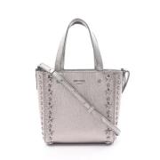 Pre-owned Leather handbags Jimmy Choo Pre-owned , Gray , Dames