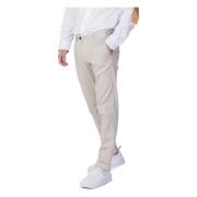 Witte katoenmix broek met zakken Alviero Martini 1a Classe , Beige , H...