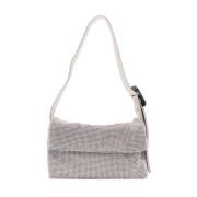 Kristalversierde zilveren tote tas Benedetta Bruzziches , Gray , Dames