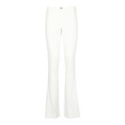 Hoge Taille Broek Blumarine , White , Dames