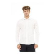 Witte Katoenen Knoopsluiting Shirt voor Mannen Baldinini , White , Her...