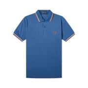 Original Twin Tipped Polo Blue Fred Perry , Blue , Heren