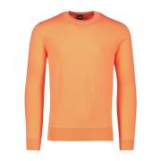 Oranje Ronde Hals Trui Hugo Boss , Orange , Heren