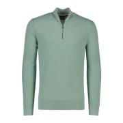 Groene Half Zip Sweater Hugo Boss , Green , Heren