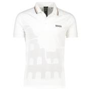 Wit poloshirt korte mouw Hugo Boss , White , Heren