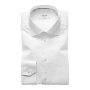 Witte Business Overhemd Jurk Eton , White , Heren