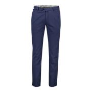 Donkerblauwe Katoenen Chino Broek Meyer , Blue , Heren