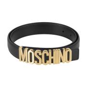 Stijlvolle Riem voor Trendy Looks Moschino , Black , Dames