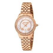Rose Gold Analog Watch Lady Collection Just Cavalli , Pink , Dames