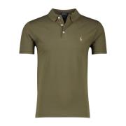 Groene Slim Fit Polo Shirt Ralph Lauren , Green , Heren