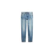 Blauwe Skinny Enkel-Lengte Jeans Ralph Lauren , Blue , Dames