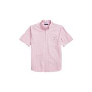 Roze Gestreept Casual Kortemouw Overhemd Ralph Lauren , Pink , Heren