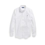 Klassieke Oxford Overhemd Ralph Lauren , White , Heren