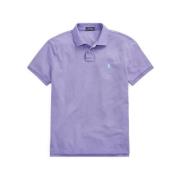 Paarse Polo Shirt met Pony Logo Ralph Lauren , Purple , Heren