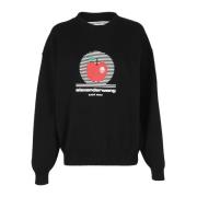 Klassieke Crewneck Sweater Alexander Wang , Black , Dames