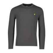 Grijze Ronde Hals Trui Lyle & Scott , Gray , Heren