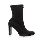 Slim Tread Enkellaarzen Alexander McQueen , Black , Dames