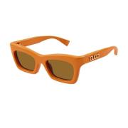 Lido Zonnebril Gucci , Orange , Dames