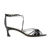 Nappa Kiss Leren Sandalen Alexandre Birman , Black , Dames