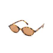 MU 04Zs 19P2Z1 Sunglasses Miu Miu , Brown , Dames