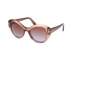 Elegante Guinevere Zonnebril Tom Ford , Brown , Dames