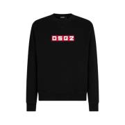Cool Fit Logo Sweatshirt Dsquared2 , Black , Heren