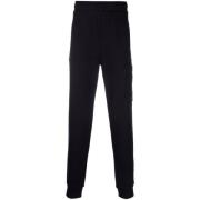 Donkerblauwe Joggingbroek Cargo Stijl C.p. Company , Black , Heren