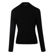 Elegante Trui Turtle Neck Sweater Marc Cain , Black , Dames
