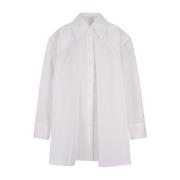 Witte Oversized Overhemd met Lange Mouwen Jil Sander , White , Dames
